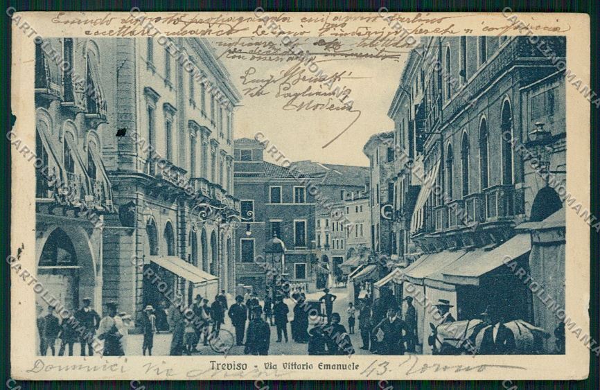 Treviso città ABRASA cartolina QK2421 – fronte