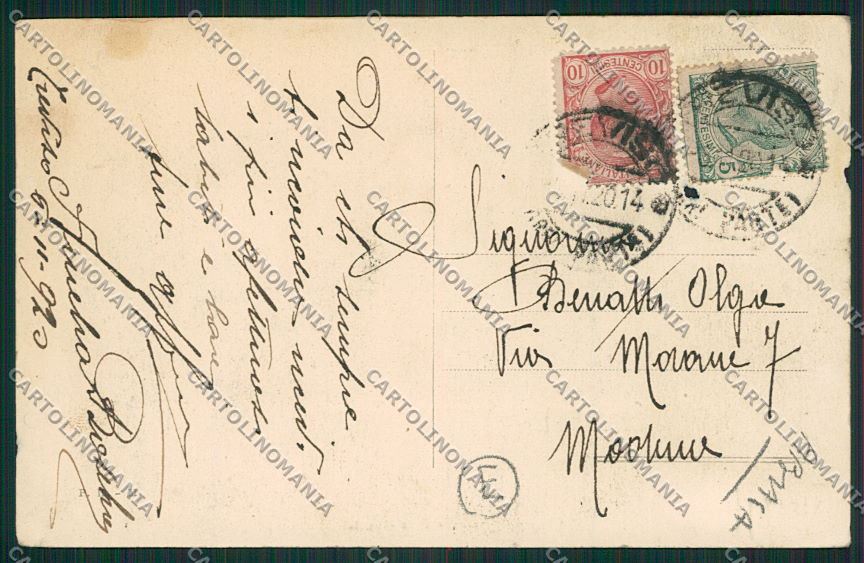 Treviso città ABRASA cartolina QK2421 – retro