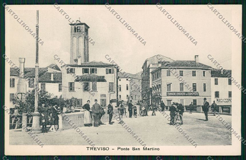 Treviso città Farmacia cartolina QK2424 – fronte