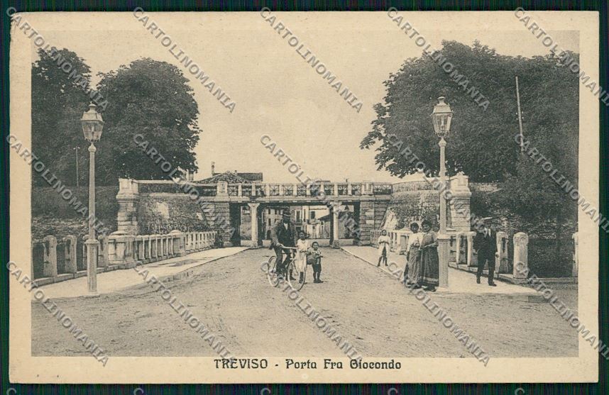 Treviso città PIEGA cartolina QK2425 – fronte