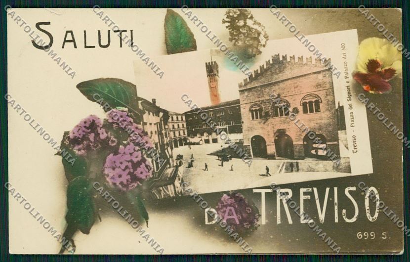 Treviso città Saluti da foto cartolina QK2452 – fronte