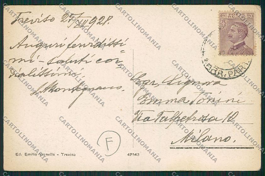 Treviso città cartolina QK2459 – retro