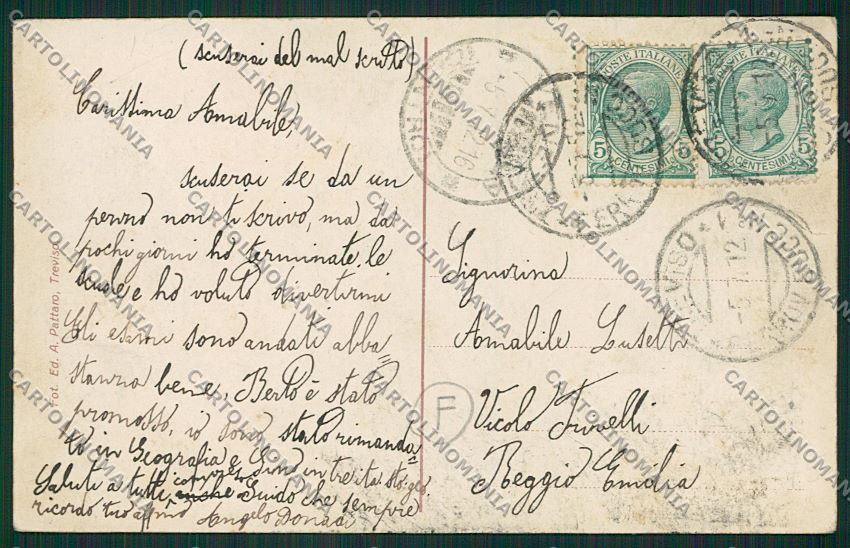 Treviso città cartolina QK2467 – retro