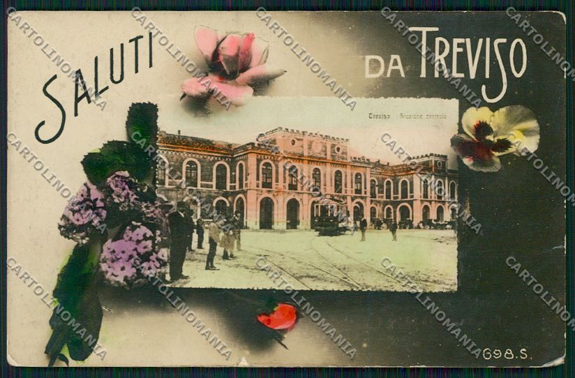 Treviso città Saluti da foto cartolina QK2469 – fronte