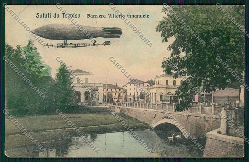 Treviso città Dirigibile cartolina QK2502 – fronte