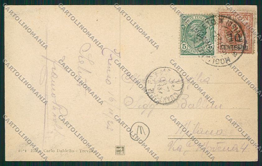 Treviso città Società Canottieri cartolina QK2514 – retro