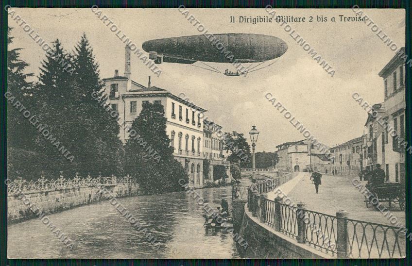 Treviso città Dirigibile cartolina QK2522 – fronte