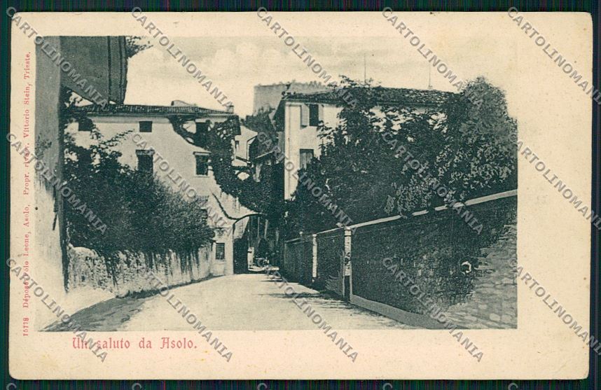 Treviso Asolo PIEGHINE cartolina QK2531 – fronte