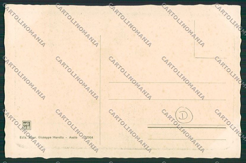 Treviso Asolo cartolina QK2537 – retro