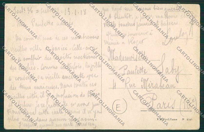 Treviso Castelfranco Veneto PIEGA cartolina QK2547 – retro