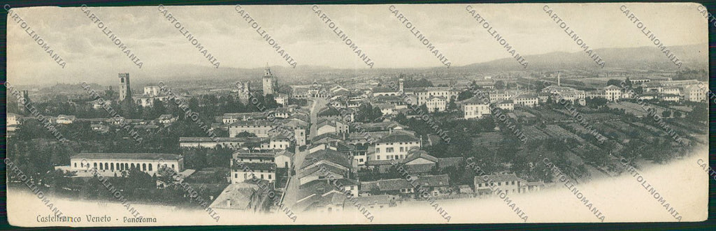 Treviso Castelfranco Veneto DOPPIA SCOLLATA cartolina QK2551 – fronte