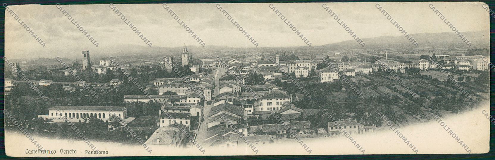 Treviso Castelfranco Veneto DOPPIA SCOLLATA cartolina QK2551 – fronte