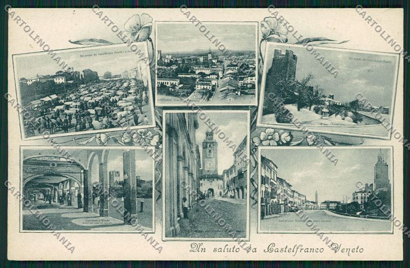 Treviso Castelfranco Veneto Saluti da cartolina QK2552 – fronte