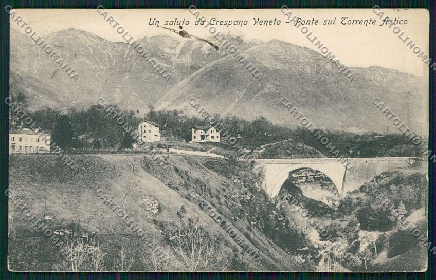 Treviso Crespano del Grappa PIEGHINA cartolina QK2560 – fronte