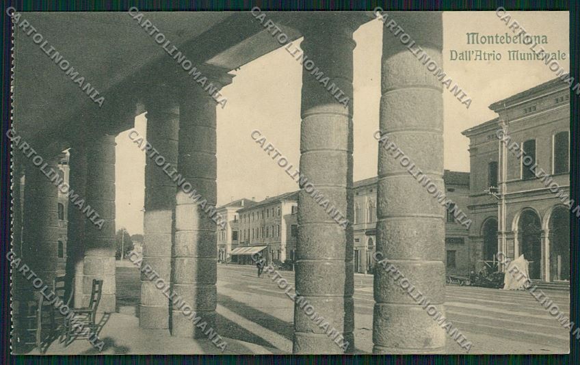 Treviso Montebelluna cartolina QK2564 – fronte