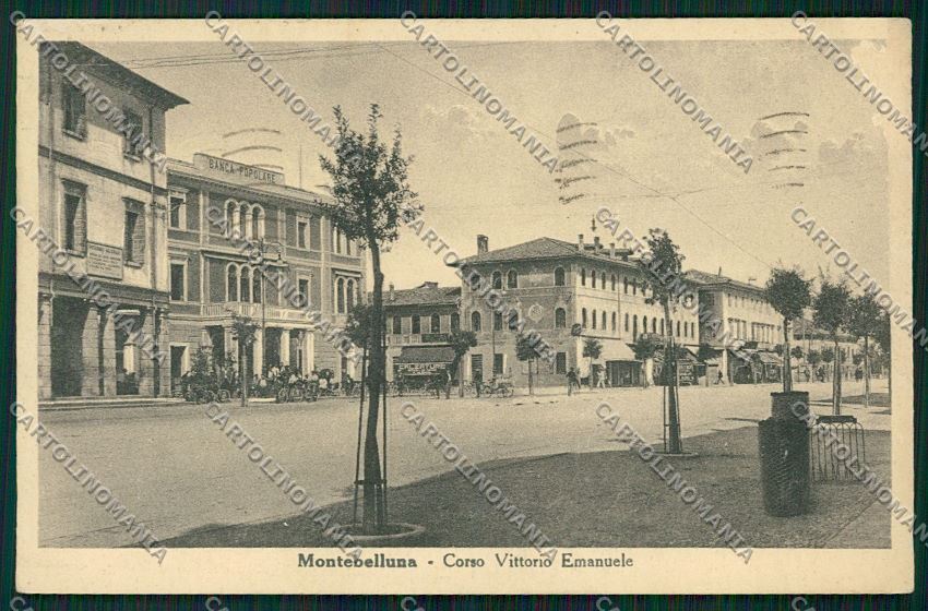 Treviso Montebelluna ABRASA cartolina QK2567 – fronte
