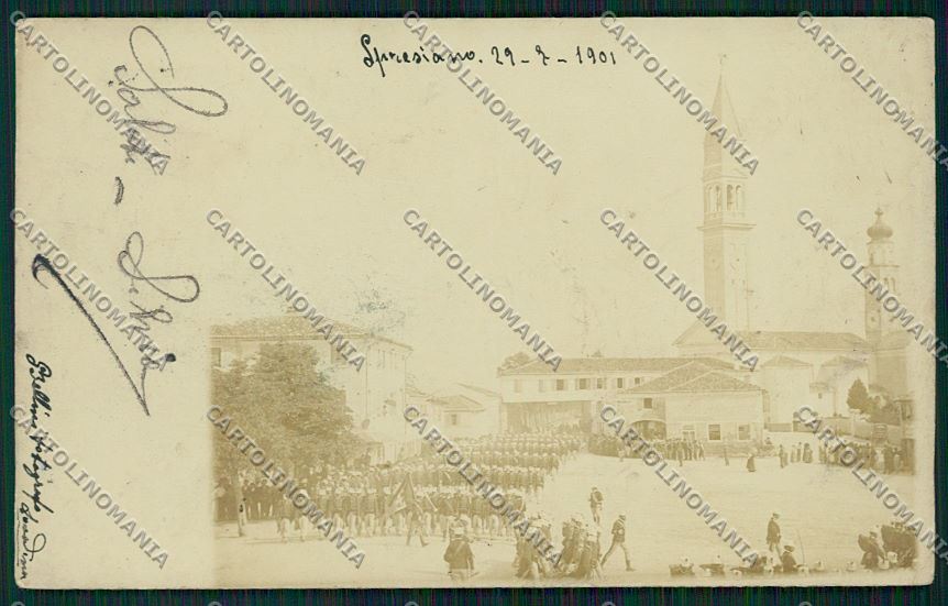 Treviso Spresiano Militari Fanteria Palermo foto cartolina QK2575 – fronte