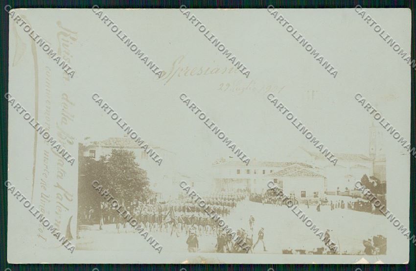 Treviso Spresiano Militari Fanteria Palermo foto cartolina QK2579 – fronte