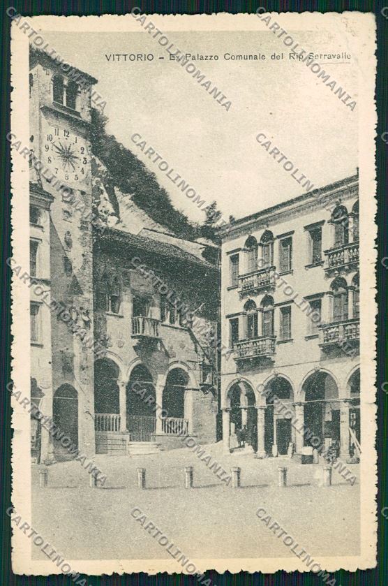 Treviso Vittorio Veneto PIEGA cartolina QK2587 – fronte