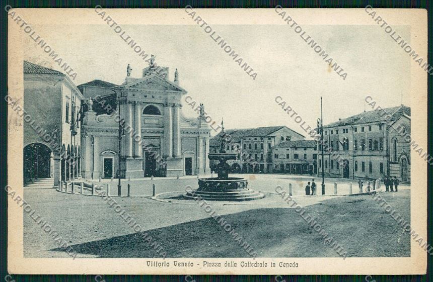 Treviso Vittorio Veneto PIEGA cartolina QK2591 – fronte