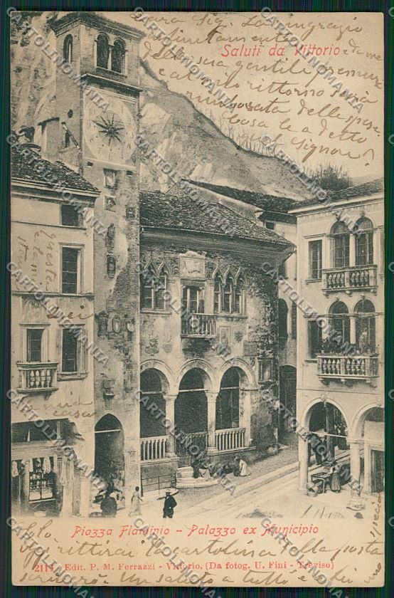 Treviso Vittorio Veneto cartolina QK2596 – fronte