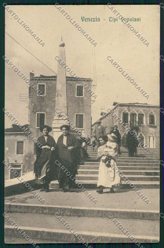 Venezia città TRACCE UMIDO cartolina QK2645 – fronte