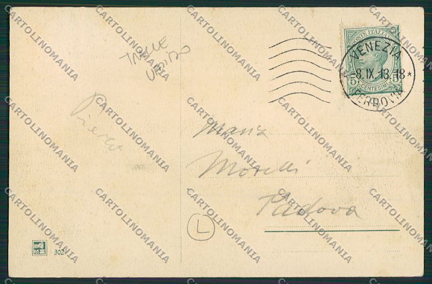 Venezia città TRACCE UMIDO cartolina QK2645 – retro