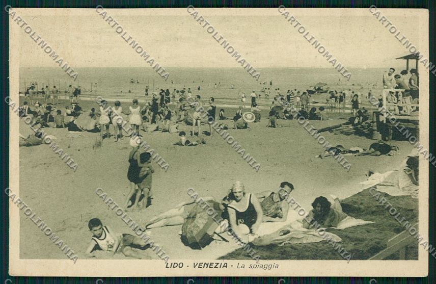 Venezia Lido cartolina QK2672 – fronte