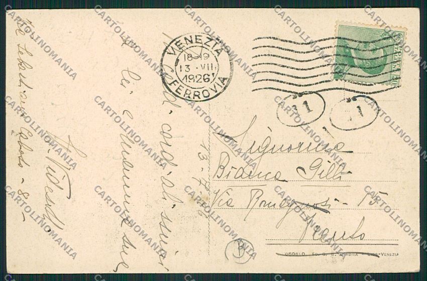 Venezia Lido cartolina QK2672 – retro