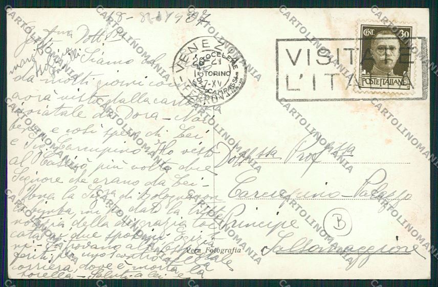 Venezia Lido foto cartolina QK2676 – retro