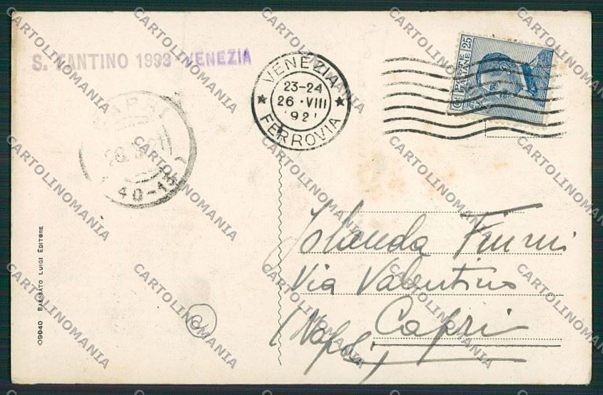 Venezia Lido cartolina QK2677 – retro