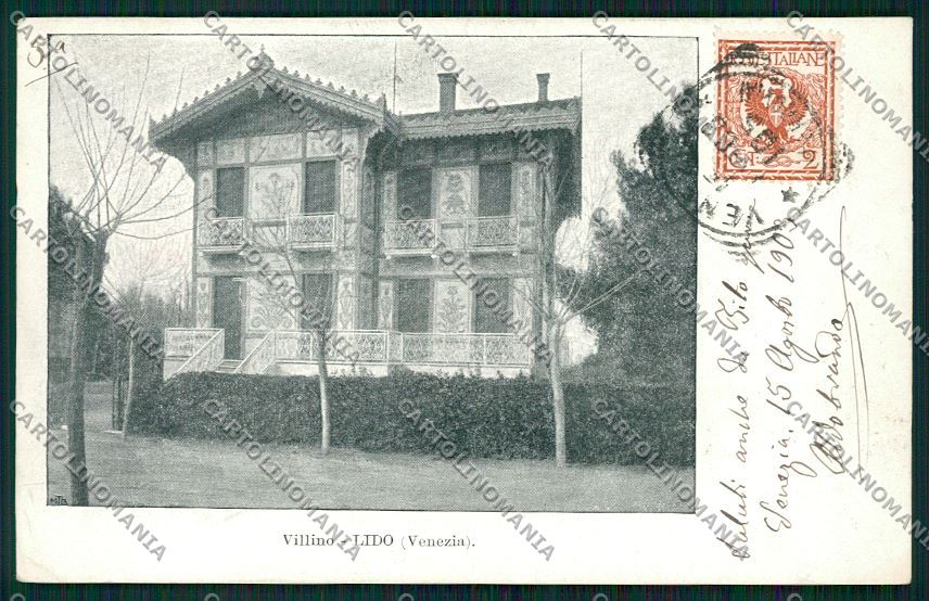 Venezia Lido cartolina QK2682 – fronte
