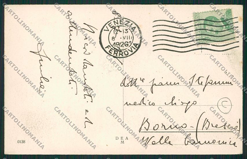 Venezia Lido cartolina QK2684 – retro