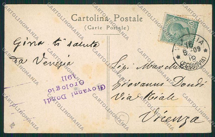 Venezia Lido cartolina QK2695 – retro