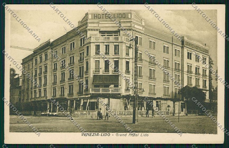 Venezia Lido cartolina QK2697 – fronte