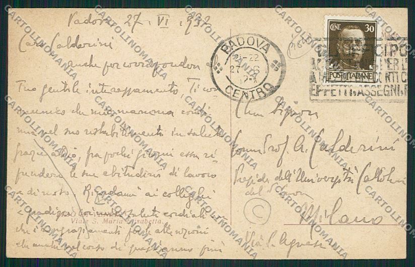 Venezia Lido Tram PIEGA cartolina QK2698 – retro