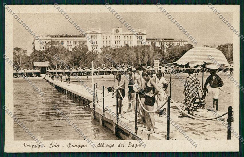 Venezia Lido cartolina QK2712 – fronte