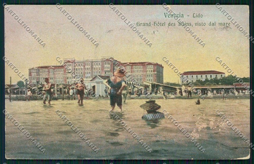 Venezia Lido cartolina QK2717 – fronte
