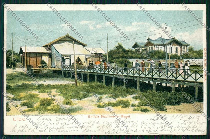 Venezia Lido cartolina QK2720 – fronte