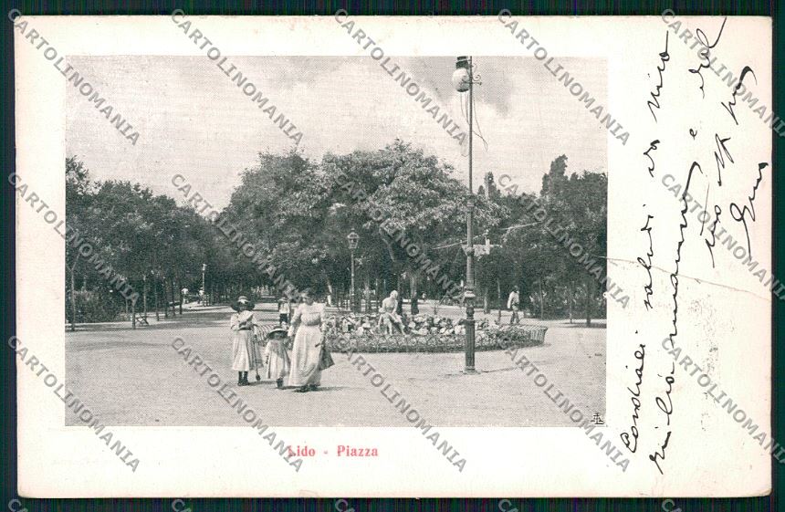Venezia Lido GRINZA CARTA cartolina QK2724 – fronte