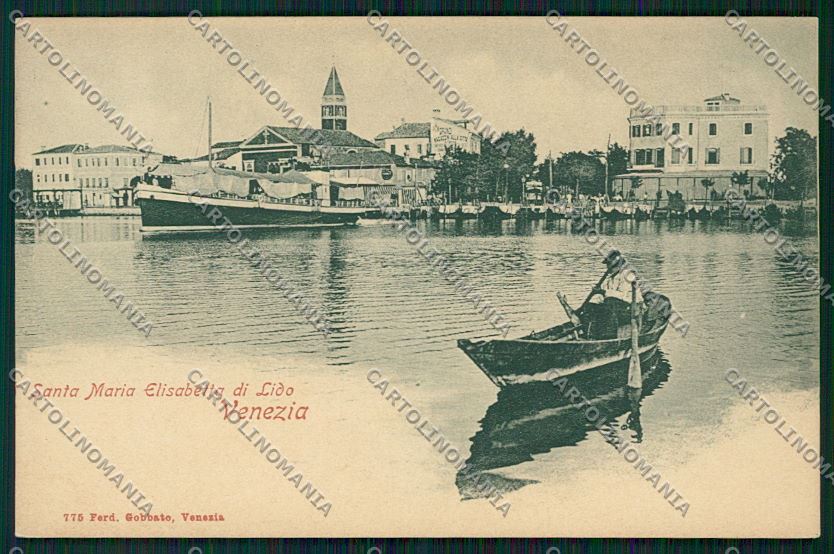 Venezia Lido cartolina QK2734 – fronte