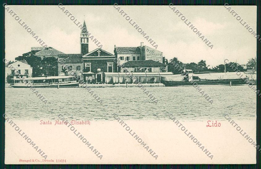 Venezia Lido cartolina QK2735 – fronte