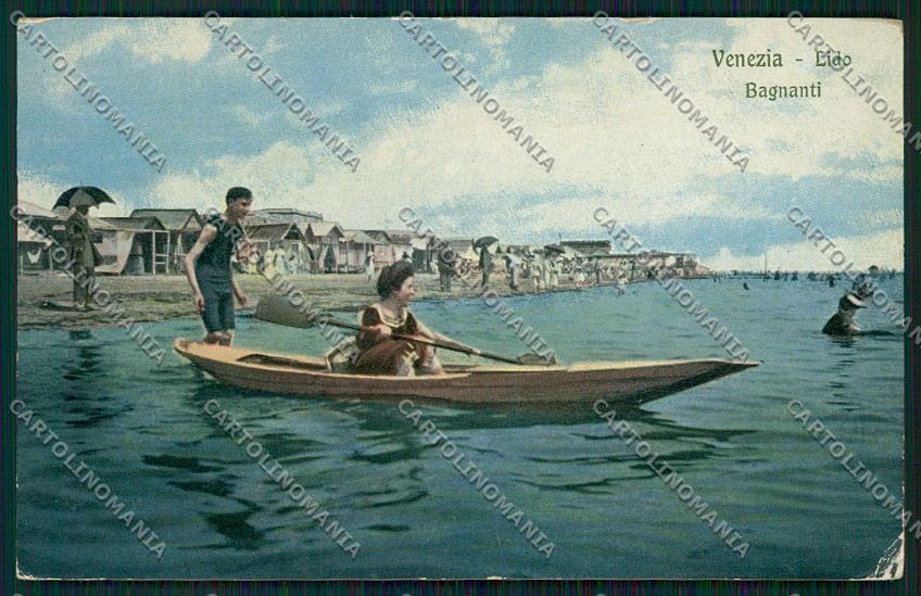 Venezia Lido cartolina QK2738 – fronte