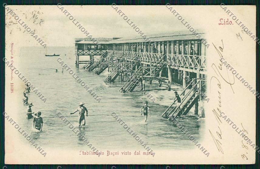 Venezia Lido cartolina QK2740 – fronte