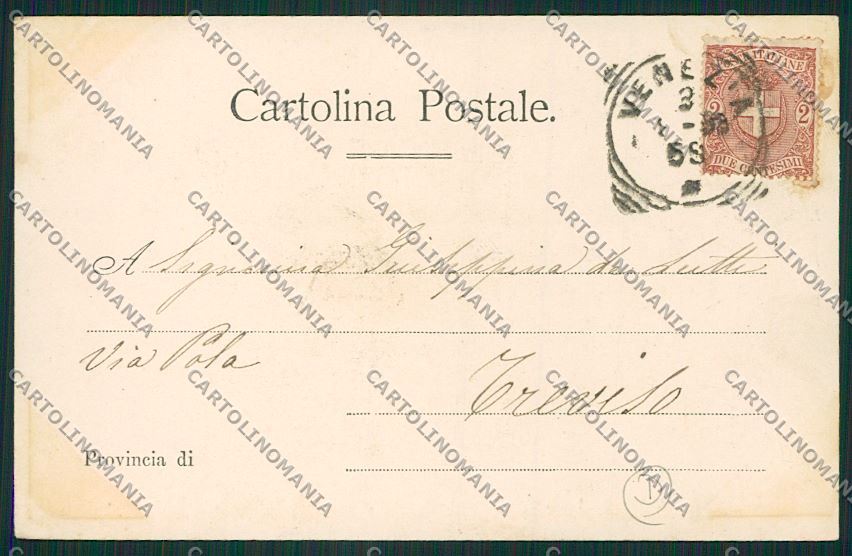 Venezia Lido cartolina QK2740 – retro
