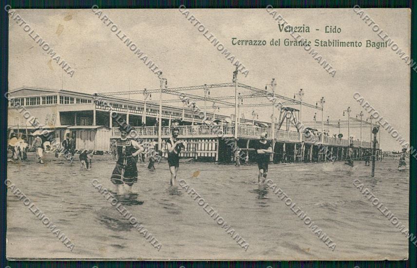 Venezia Lido cartolina QK2741 – fronte