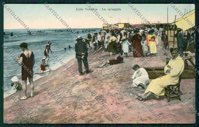 Venezia Lido cartolina QK2743 – fronte
