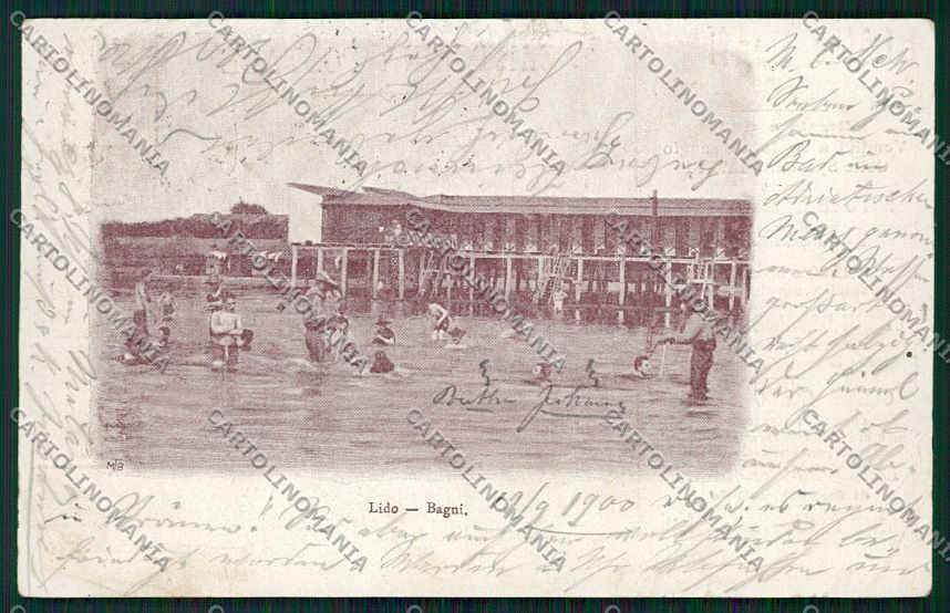 Venezia Lido PIEGHINA cartolina QK2750 – fronte