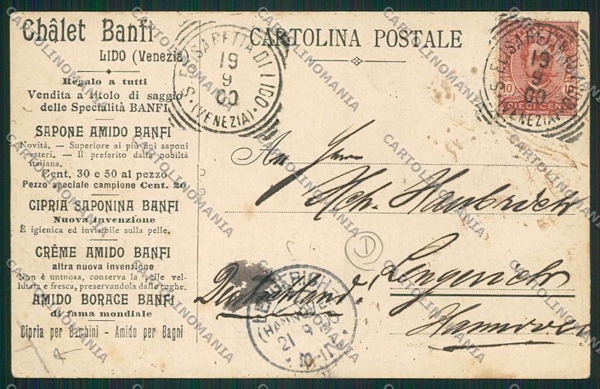 Venezia Lido PIEGHINA cartolina QK2750 – retro