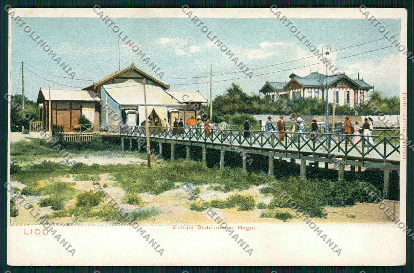 Venezia Lido cartolina QK2754 – fronte
